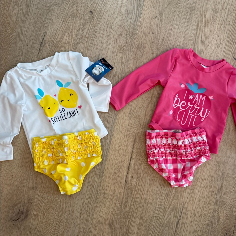 12 Month Baby Girl Swimsuit bundle